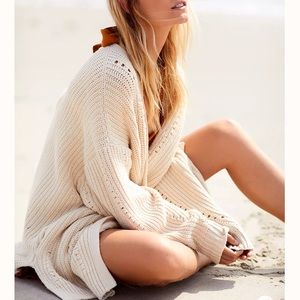 Free people Nightingale Cardi XS wine color